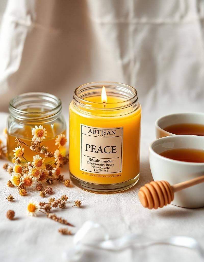 Vela artesanal Chamomile Peace