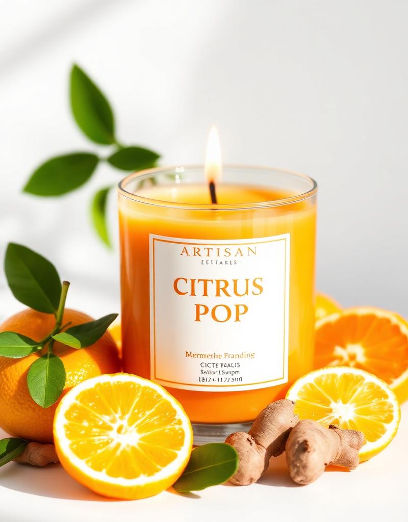 Vela artesanal Citrus Pop