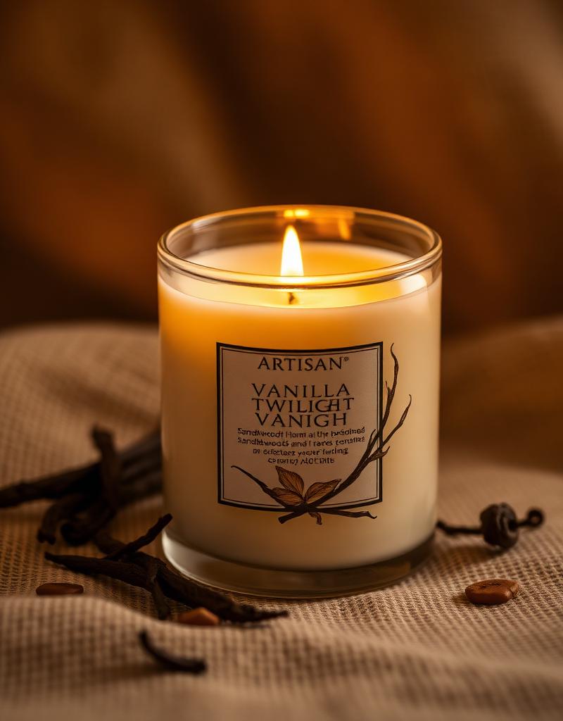 Vela artesanal Vanilla Twilight